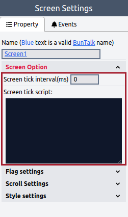 Screen Tick